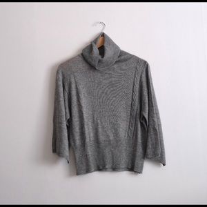 Anthropologie Crop Turtle Neck